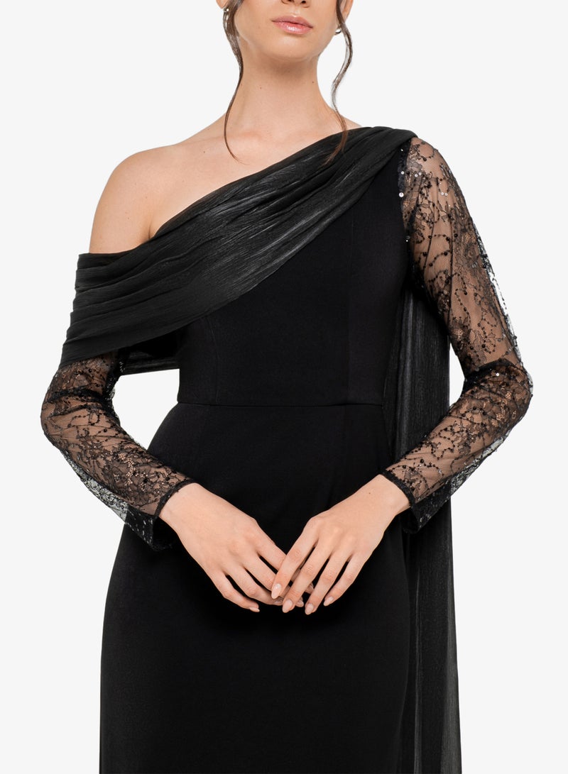 CHASE One Shoulder Maxi Dress - Image 4