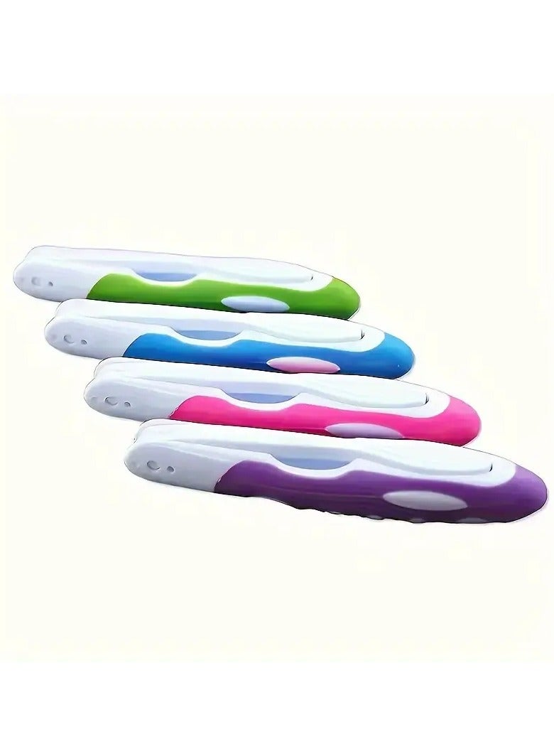 Ucanbe 6pcs Portable Folding Toothbrush for Travel, Soft Bristles for Camping, Hiking, and Backpacking, Essential Travel Accessory  - Image 4