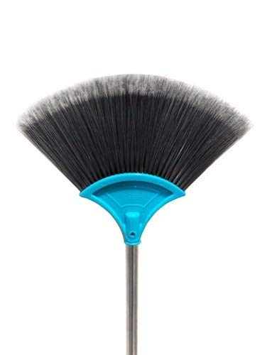 BIG CART Pack of 1 pich 5 fit Broom with Long Stainless Steel Rod and Extendable Cobweb Cleaner Stick Handle Brush Use in Fan Ceiling and Roof Cleaning Randomly Collor - Image 3