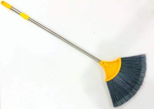 BIG CART Pack of 1 pich 5 fit Broom with Long Stainless Steel Rod and Extendable Cobweb Cleaner Stick Handle Brush Use in Fan Ceiling and Roof Cleaning Randomly Collor - Image 5