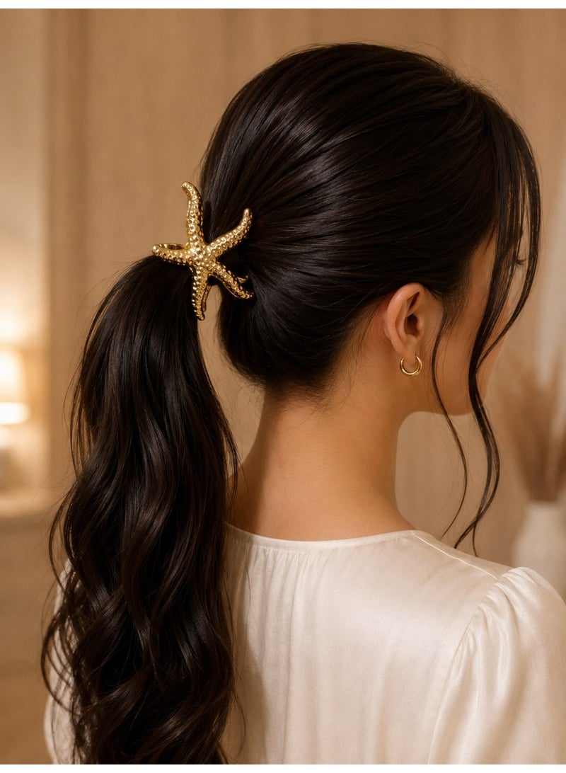 Set of Star-Shaped Hair Claw Clips - Image 1