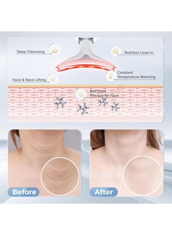 7-in-1 Deplux Face Neck Massager for Skin Tightening, Wrinkle Removal, Anti Aging, Glossy Black - Image 5