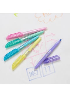 Alex Schoeller Pilot Frixion Light Erasable Highlighter Pen Set of 6 Pastel Colors  - Image 2