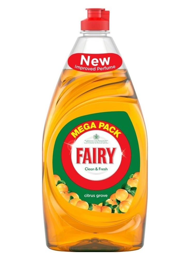 Fairy Platinum Citrus Grove Washing Up Dishwashing Liquid 820ML
