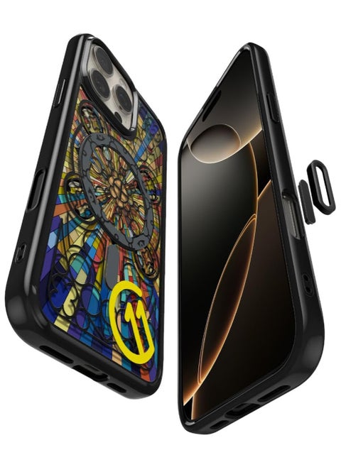 Ultra Hybrid T MagFit for iPhone 16 Pro MAX Case Cover [Camera Control Button Cover] with MagSafe [3D Spatial Effect with Hexa-Layer Print] - C11 Magnolia