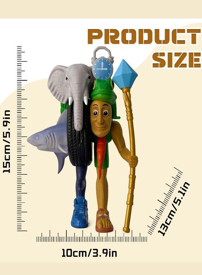 BdelrinQue Italian Brainrot Toy, Brainrot Toys, Mythical Creatures Collectible Figures, Tung Tung Tung Sahur Toy, Office Desk Decorations, Collectibles Toys, Cultural Gift Suitable for Mythology Enthusiasts - Image 3