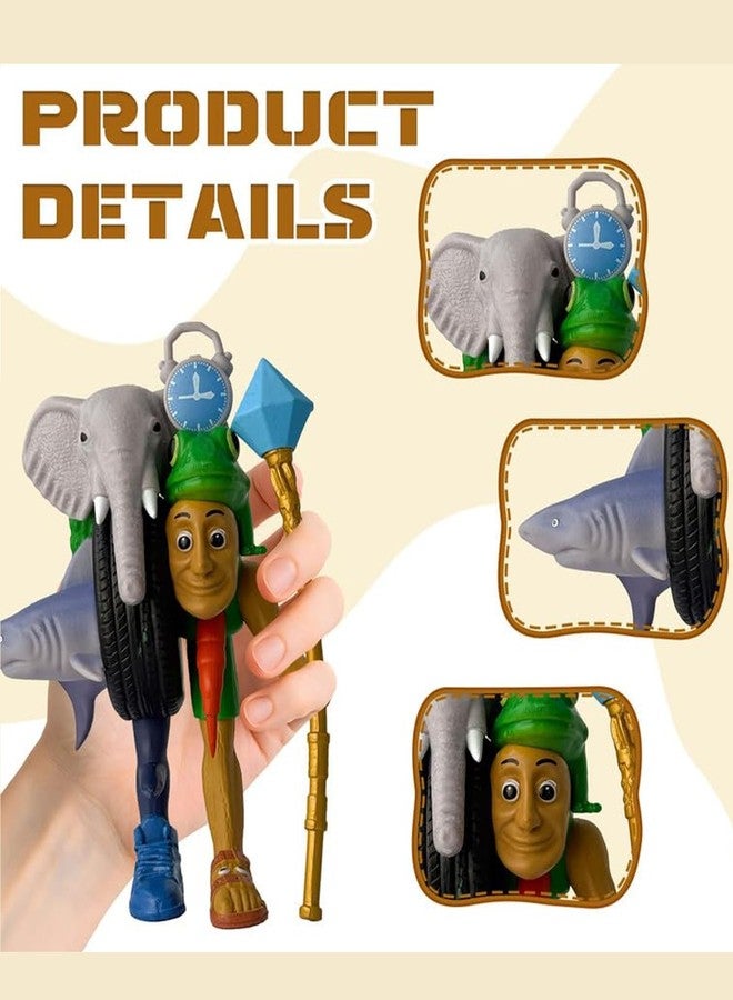 BdelrinQue Italian Brainrot Toy, Brainrot Toys, Mythical Creatures Collectible Figures, Tung Tung Tung Sahur Toy, Office Desk Decorations, Collectibles Toys, Cultural Gift Suitable for Mythology Enthusiasts - Image 5