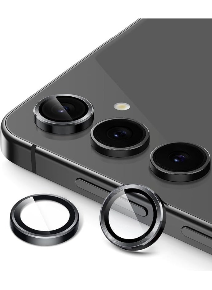 Lion Store HD Camera Lens Protector, scratch-resistant with 9H hardness, made from aluminum alloy for Samsung Galaxy A16, 3 pieces, black - Image 1