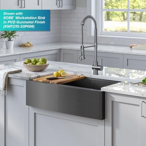 KRAUS Britt 2nd Gen Commercial Style Pull-Down Single Handle Kitchen Faucet in Spot Free Stainless Steel, KPF-1691SFS - Image 3