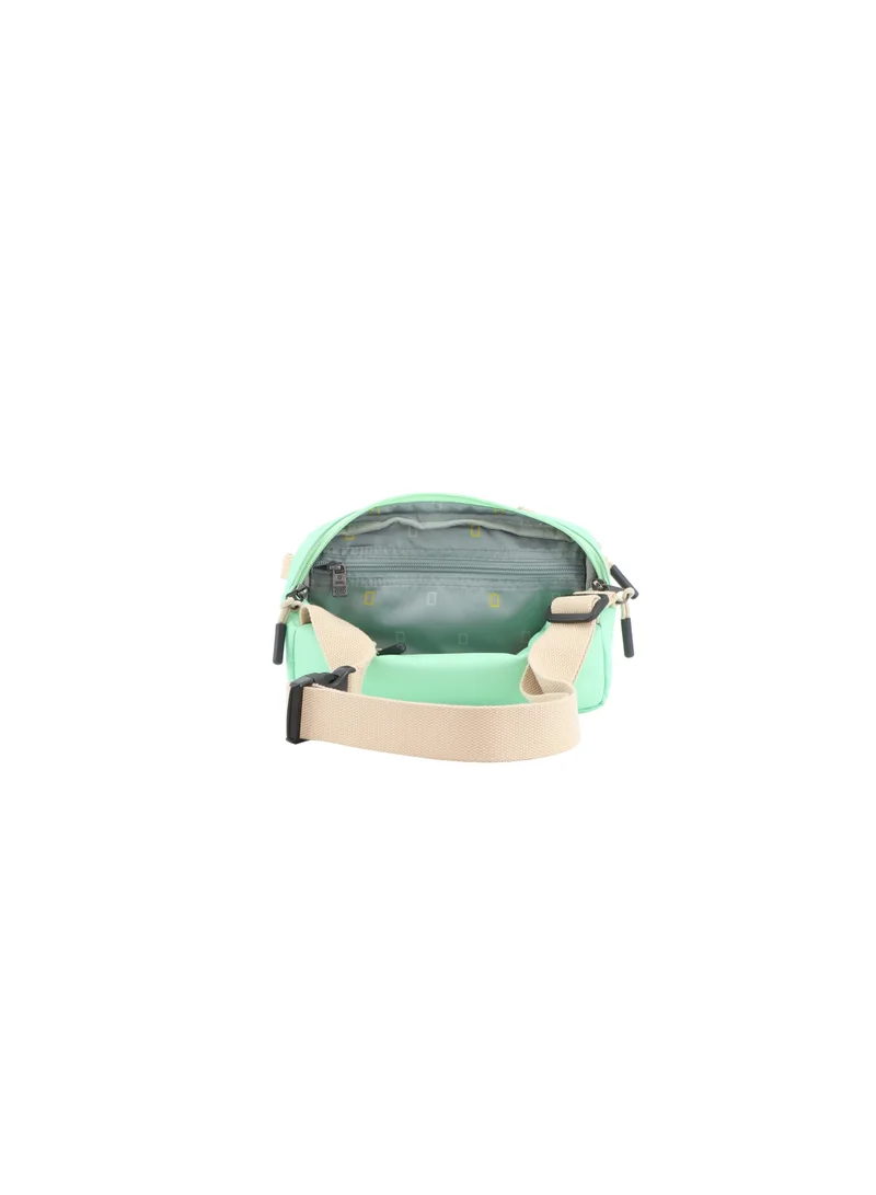NATIONAL GEOGRAPHIC National Geographic LEGEND Crossover Bag Jade For Men And Women, Durable Water Resistant Casual Stylish Outdoor Travel Camping  Green Shoulder Bag/Crossbody Bag