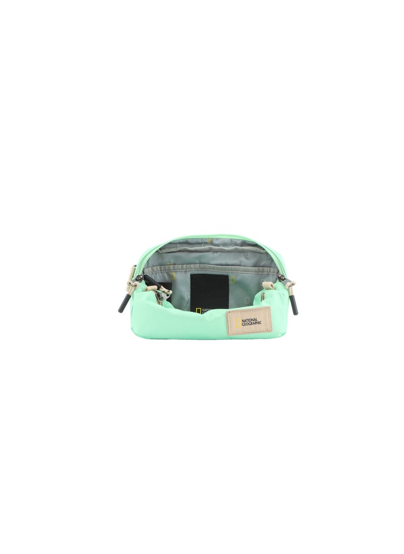 NATIONAL GEOGRAPHIC National Geographic LEGEND Crossover Bag Jade For Men And Women, Durable Water Resistant Casual Stylish Outdoor Travel Camping  Green Shoulder Bag/Crossbody Bag  - Image 5