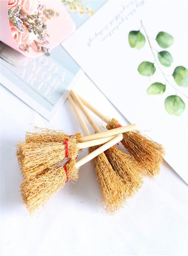 Ankelesz Mini Broom Rope Wizard Broom Halloween Decorative Accessory Hangings Decorations (Red) - Image 5