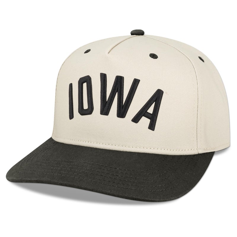 Legacy NCAA Officially Licensed Baseball Hat Iowa Hawkeyes Lightweight Cap for Men Women Heritage Twill Adjustable HTA StoneBlack One Size Fits Most Adjustable Closure - Image 2