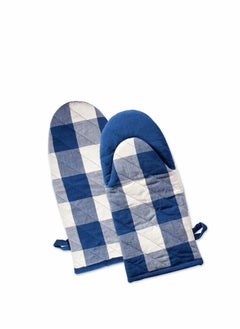 Excefore Set of 2 Plaid Oven Mitts Heat Resistant for Everyday Kitchen Cooking and Baking Perfect for Holidays or Hostess Housewarming Gifts  - Image 5