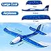 Tivcck 3 Pack LED Foam Airplane Toys 175 Large Throwing Foam Plane 2 Flight Mode Glider Flying Toy for Kids Ages 3 - Image 4