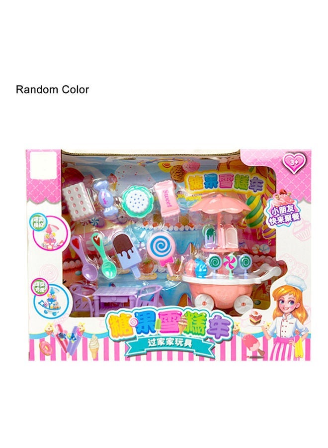 NIBEMINENT Simulation Dessert Candy Cart Toy for Kids