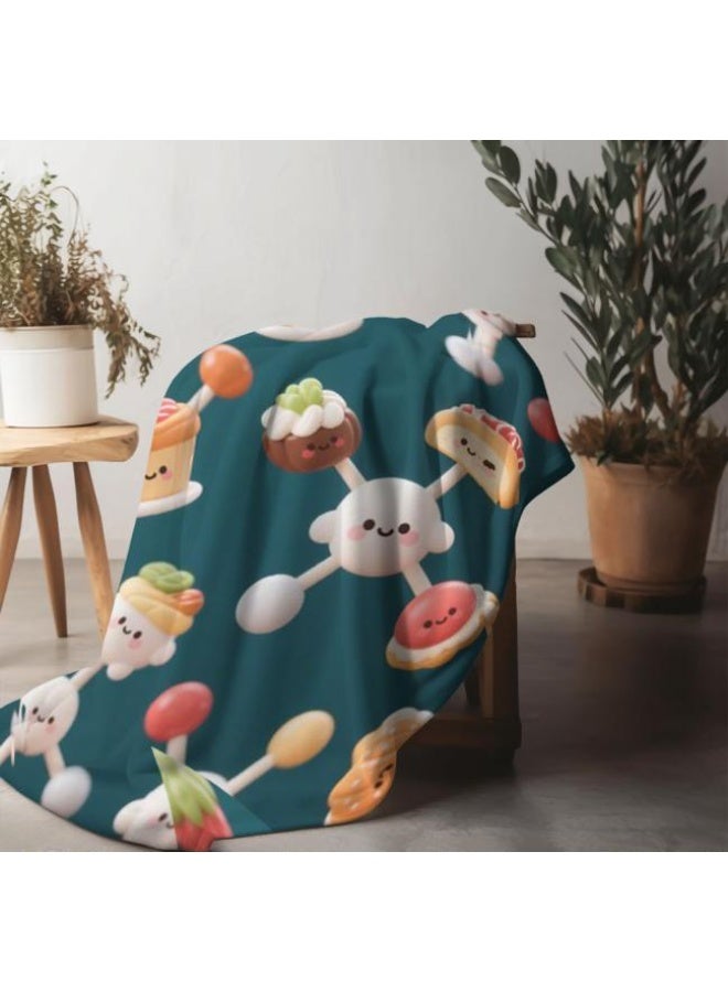 general Baby and children's cartoon flannel thin blanket (warm and comfortable, suitable for sleep, game use) 70cm*100cm - Image 4