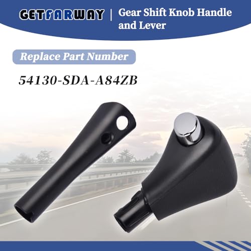 Getfarway مقبض وعصا تغيير السرعة Getfarway 54130-SDA-A84ZB متوافق مع هوندا أكورد 2003-2005 - Image 3