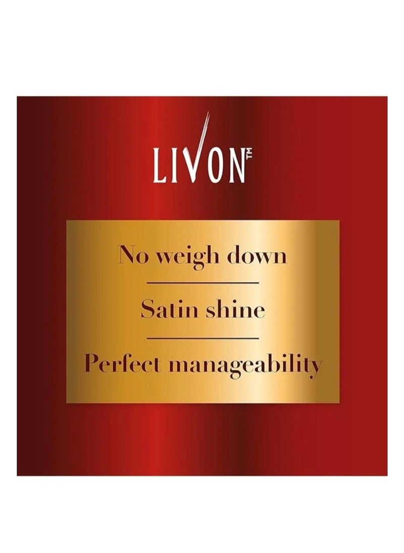 Livon Vitamin E penetrating oil for stronger & shinier hair With Argan & Almond oil  - Image 5