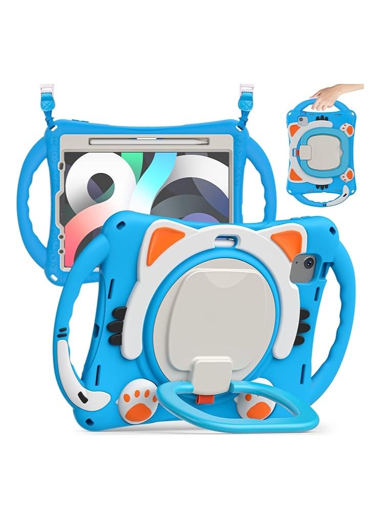 general For iPad Air 5th/4th Gen 10.9-inch (2022/2020), iPad Pro 11-inch 4th/3rd/2nd/2nd/1st Gen Tablet Case (2022/2021/2020/2018) with Pen Holder and Stand Strap