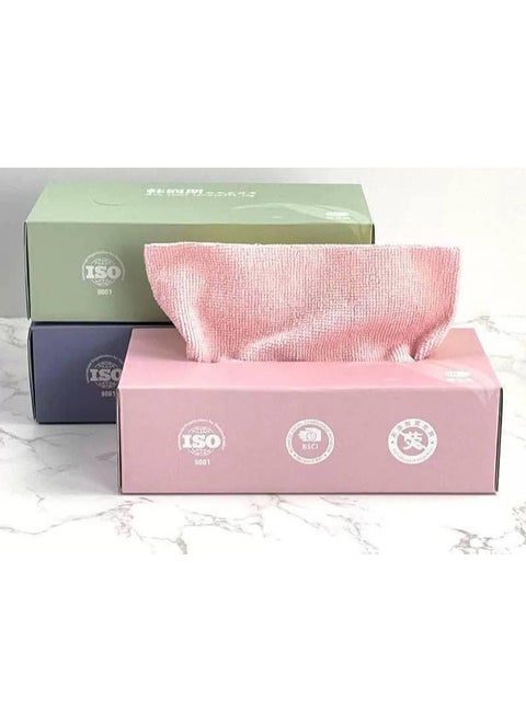 Raha Napkin  Microfiber Kitchen Towel Tissue Box 20 Towels Box for cooking and cleaning with ease and elegance provides a distinctive multi-coloured experience