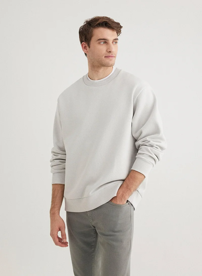 MAVI Crew Neck Gray Sweatshirt