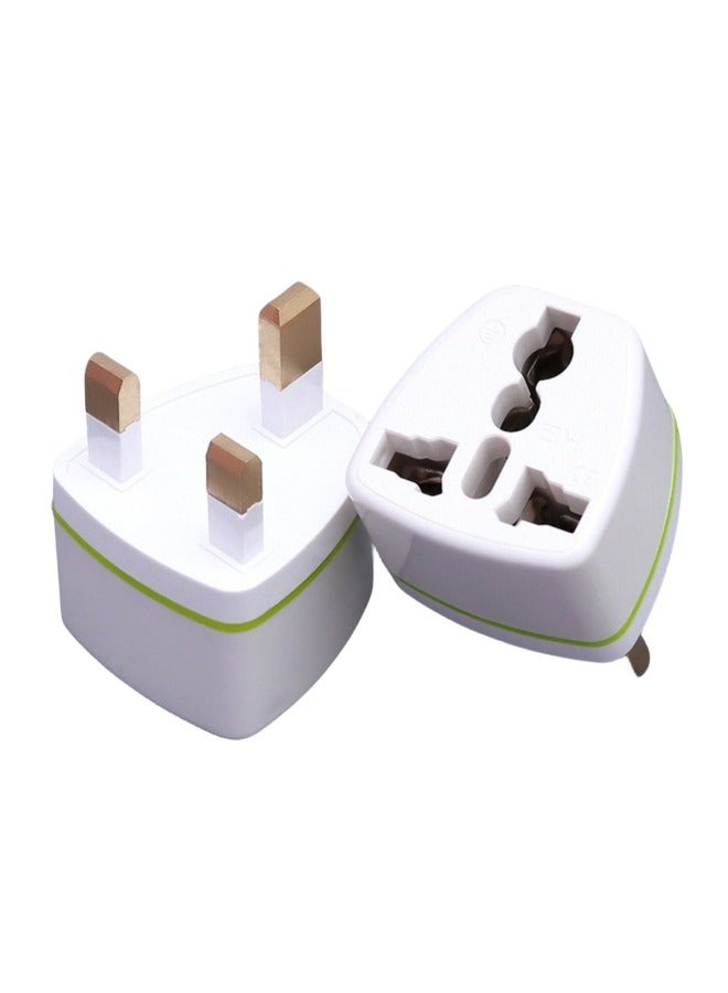 Power adapters  5 Socket WD7S UK Plug To Universal US/EU/UK/AU Socket Adapter White - Image 4