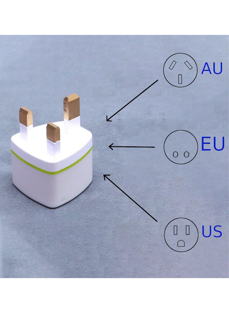 Power adapters  5 Socket WD7S UK Plug To Universal US/EU/UK/AU Socket Adapter White - Image 3