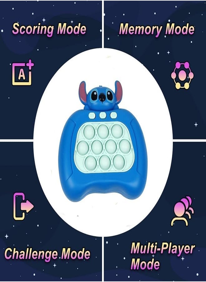 null - Stitch Pop It Puzzle Game – Light-Up Quick Push Toy for Reflex Training - Image 1