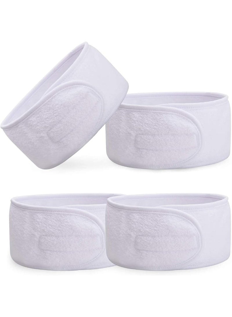 LA PERLA TECH  WHITE FACIAL, YOGA, SPA, HEAD BAND HAIR WRAP, BATH BAND, SPORTS BAND (6PCS) - Image 1