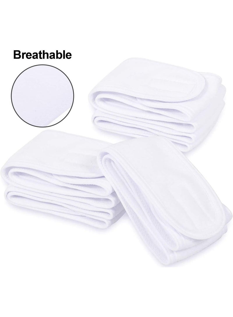 LA PERLA TECH  WHITE FACIAL, YOGA, SPA, HEAD BAND HAIR WRAP, BATH BAND, SPORTS BAND (6PCS) - Image 3