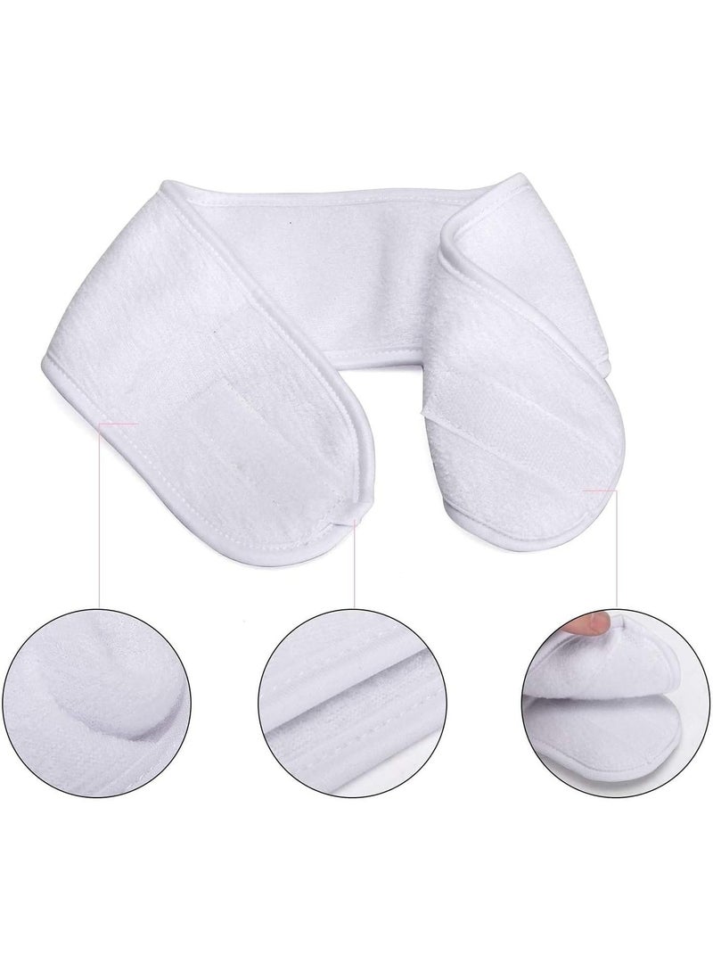 LA PERLA TECH  WHITE FACIAL, YOGA, SPA, HEAD BAND HAIR WRAP, BATH BAND, SPORTS BAND (6PCS) - Image 2