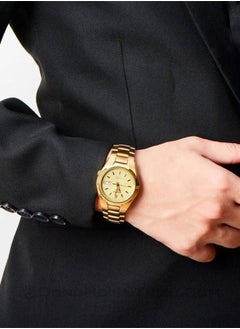 Seiko Seiko 5 Automatic Gold Dial Stainless Steel Men's Watch SNK610K1  - Image 2