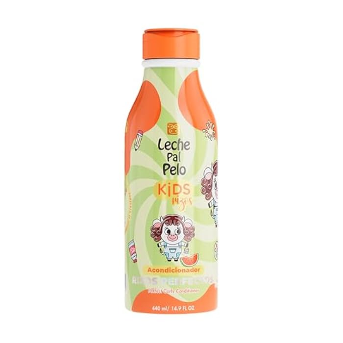 Leche Pal Pelo Kids Curly - Perfect Curl Conditioner - Hair Conditioner with Jojoba Oil, Oat Milk, and Shea Butter - Curly Hair Products - 14.9 oz - Image 1
