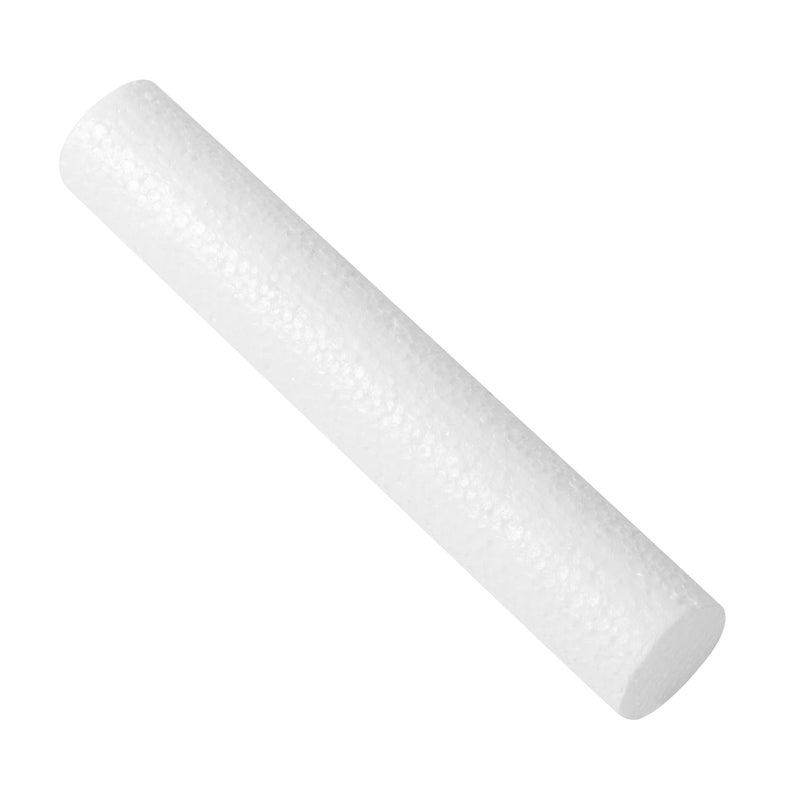 Crafjie Foam Cylinders for DIY Crafts and Arts Supplies (1 x 6in, 22 Pack), White Polystyrene Foam Rods for Modeling, Craft Supplies, DIY Home Craft Project - Image 2