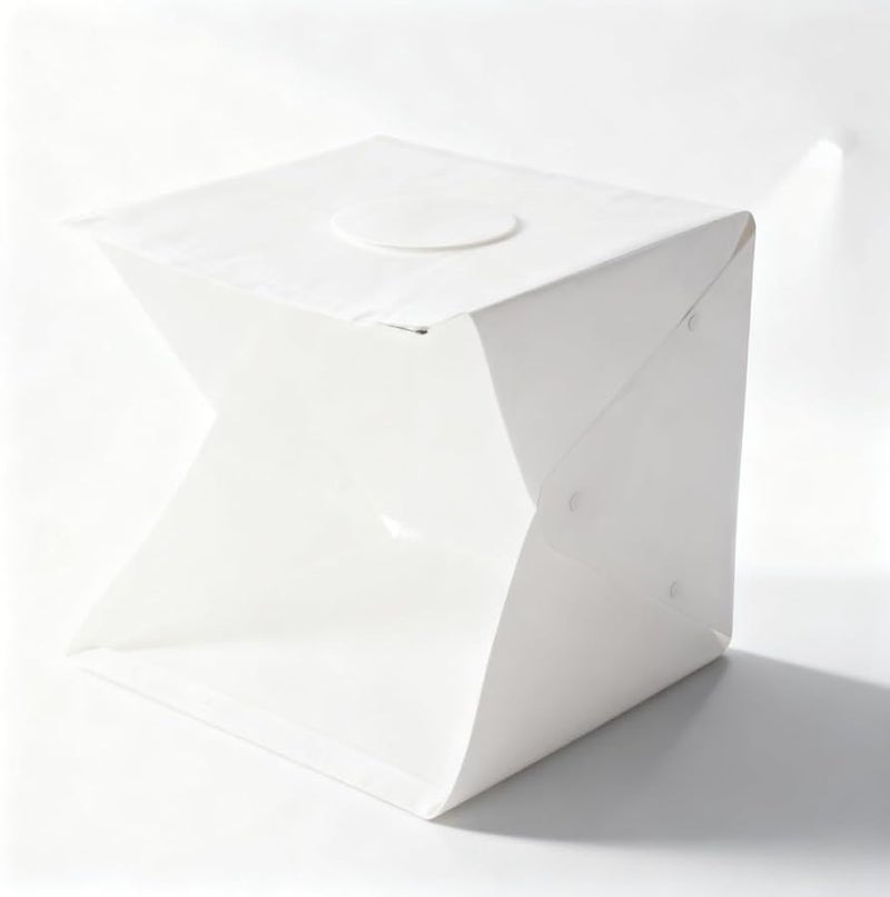 40cm Foldable LED Lightbox With 6 Background Colors Adjustable Brightness Portable Studio Lighting - Image 2