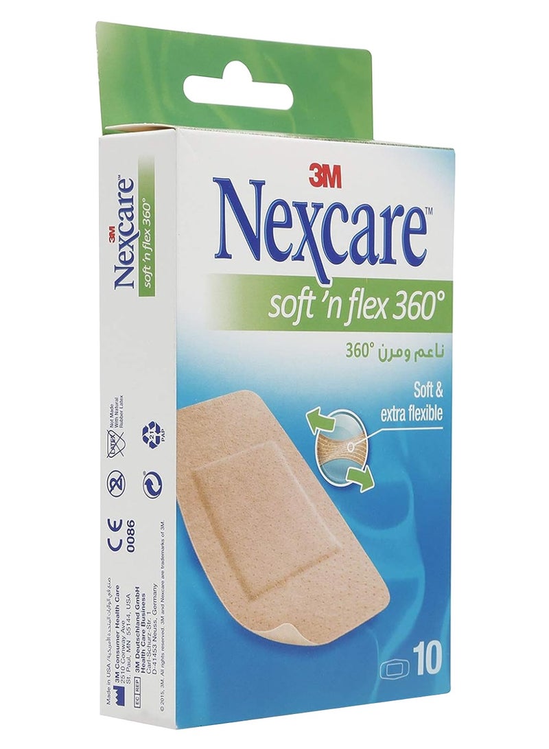 3M Nexcare Soft ‘N Flex 360 Bandages 10's