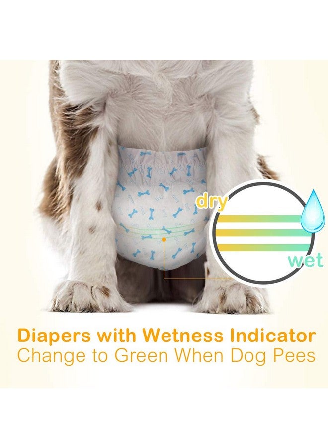 Dono Disposable Male Wraps Dog Diapers Super Absorbent Soft Diapers For Male Dogs,With Wetness Indicator,56Pcs,Xs (6"13") - Image 4