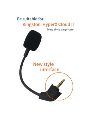 Replacement Game microphone suitable for Kingston HyperX Cloud 2 II Cloud Core Cloud Pro CloudX, Xbox One, Nintendo Switch, PS4, Computer PC, Gaming - pzsku/Z45270746745404FE3288Z/45/_/1739867595/ace29dba-4a55-45ff-8edf-3c6aa1d261c5
