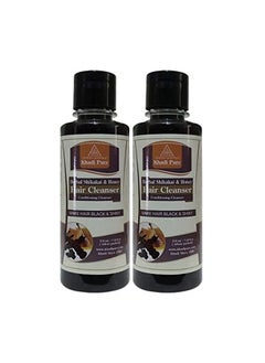 Khadi Pure Herbal Shikakai & Honey Shampoo 210 Ml (Pack Of 2)  - Image 1
