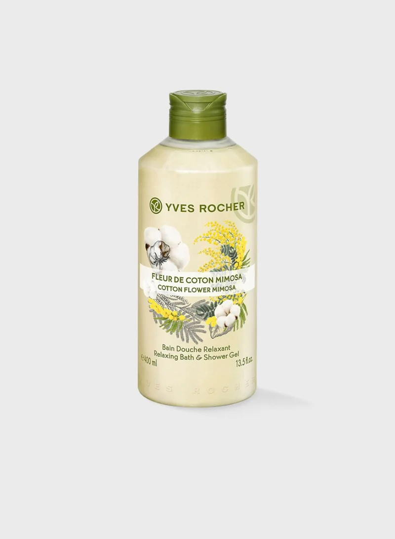 Yves Rocher Shower Gel Fleur Cotton Mimo Bottle 400Ml
