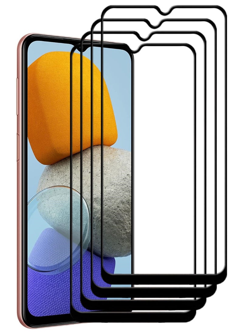 ACLIX 4 Pieces Antistatic ESD Dustproof Premium Quality High Definition Tempered Glass Screen Protector Designed For Samsung Galaxy M23 - Image 1