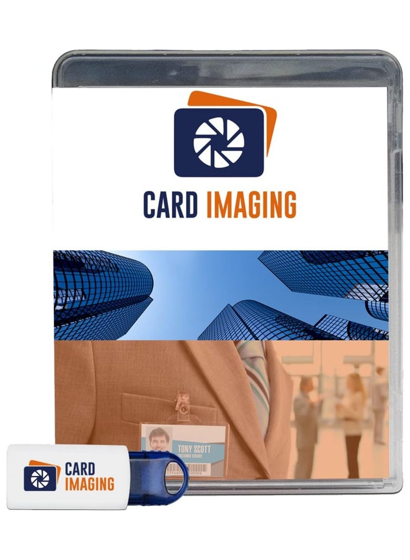 إيفوليس Evolis Card Imaging Evolis Primacy 2 Single Sided ID Printer & Supplies Bundle Badge Machine (PM2-0001-M) - Image 4