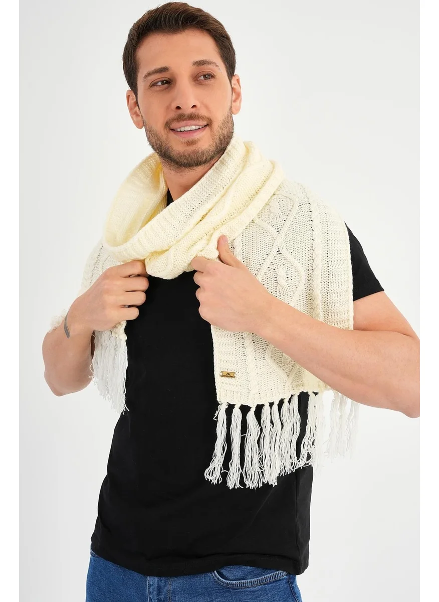 الكسندر جاردي Alexandergardı Knitted Detail Scarf (E22-18842)
