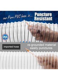 Fulton 4 X 20 Clear Pvc Dust Collection Hose By Peachtree Woodworking Pw376  - Image 4