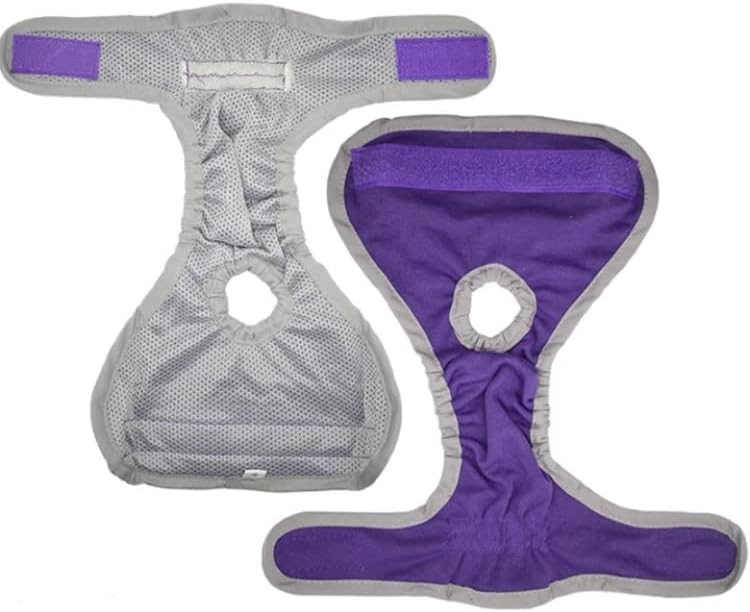 KUTKUT Washable Female Dog Diaper & Reusable Physiological Pant, Adjustable and Comfortable Menstruation Pant for Girl Dog in Period Heat (Size: L, Adjustable Waist: 42-60cm) - Image 2