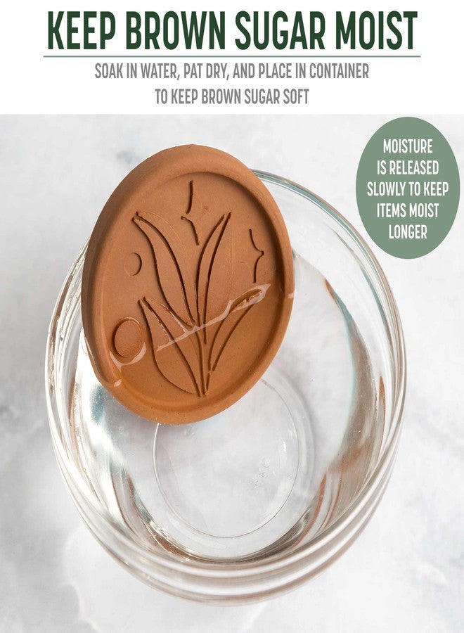 Goodful Brown Sugar Saver and Softener Disc with Airtight Storage Container, Multiple Uses for Food Storage Containers, Reusable and Food Safe, 1-Quart Container with Sugar Saver Disk - Image 3
