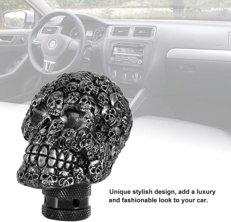 Tbest 2014 Town Stick,Gear Shift Knob Lever,Gear Shift Knob Stick Lever Skeleton Skull Car Modified Manual Gear Shift Knob Stick Lever Shifter Universal Skull Gear Knob - Image 4