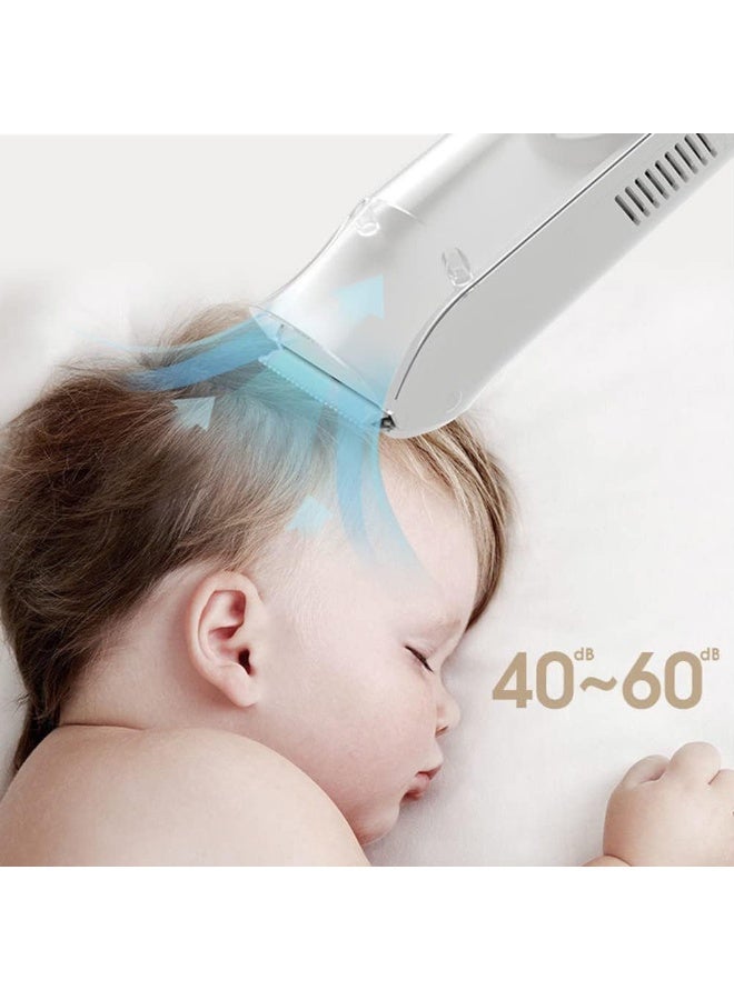 DMG TECH Baby Hair Clipper, Mute Automatic Hair-sucking Baby Shaving Head Children's Electric Clipper Shaving Hair Clipper, IPx7 Waterproof Rechargeable Cordless Hair Trimmer - Image 3