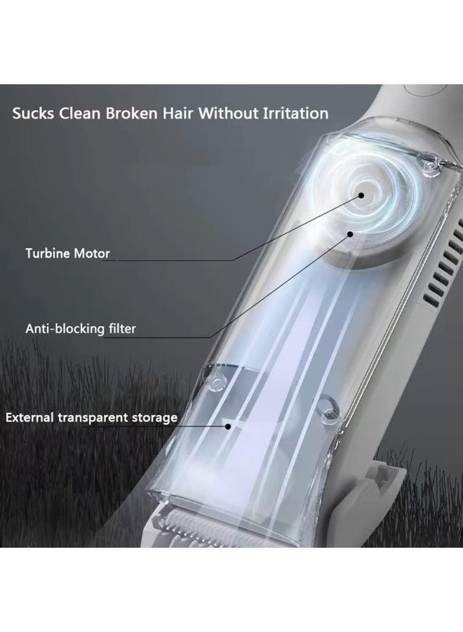 DMG TECH Baby Hair Clipper, Mute Automatic Hair-sucking Baby Shaving Head Children's Electric Clipper Shaving Hair Clipper, IPx7 Waterproof Rechargeable Cordless Hair Trimmer - Image 5